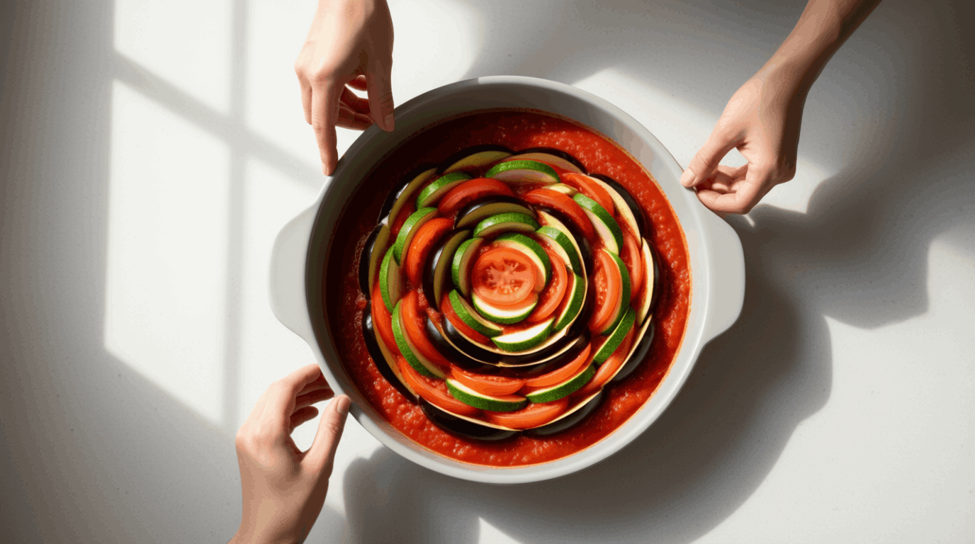 راتاتوی آتاویتا: تلفیقی هنرمندانه از طعمها